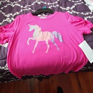 Child size 16 unicorn shirt nwt
